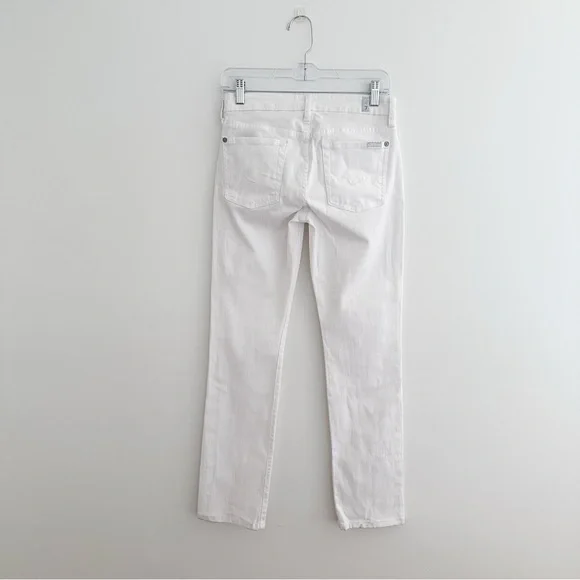 7 For All Mankind White Jeans - Picture 6 of 9